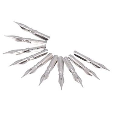 Imagem de Generic Ponta de Caligrafia Confortável para Escrita, Desempenho Eficiente, Conjunto de 10 Peças para Iniciantes e Profissionais, Mergulhe e Substitua a Ponta (B10*10 peças)