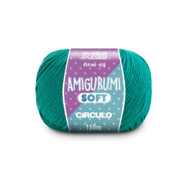 Imagem de Fio Amigurumi Soft Círculo 150m Acrílico Algodão Macio Crochê Tricô Artesanato Versátil (5078 - PARAÍSO)