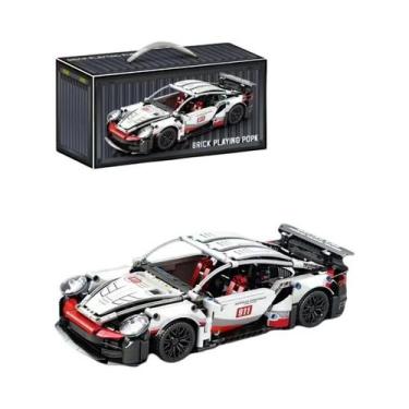 Imagem de Modelo De Carro De Corrida Adulto Mini Blocos De Montar Brinquedos De 