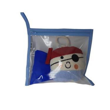 Imagem de Kit Banho Pirata PVC+Atoalhado 25x23 CM - For Import