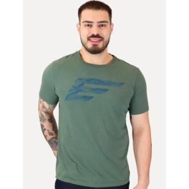 Imagem de Camiseta Ellus Masculina Cotton Fine Maxi Easa Classic Verde-Masculino
