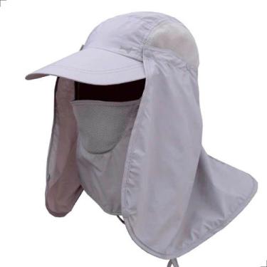 Imagem de Chapéu Boné Althor Cabeça Proteção Pescoço UV Verão Trilha Pescador Ca