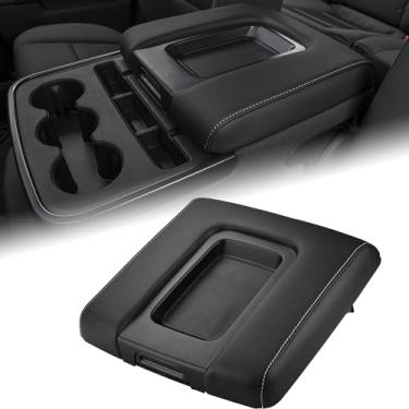 Imagem de Tampa do console central tampa apoio de braço tampa descanso de braço compatível com Chevrolet Silverado Chevy Tahoe Suburban GMC Sierra Yukon XL Cadillac Escalade 2014 2015 2016 2017 2018 2019 2020