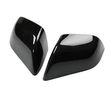 Imagem de Capa De Espelho Lateral Do Carro Capa Protetora Espelho Retrovisor De Fibra Carbono Compatível Com Tesla Modelo 3/Y 2024(Bright Black)