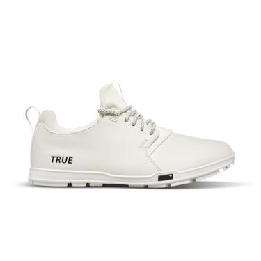 Imagem de TRUE Linkswear Tênis de golfe masculino original 1.2 impermeável, para conforto superior e respirabilidade em todos os climas, Branco clássico, 42 BR