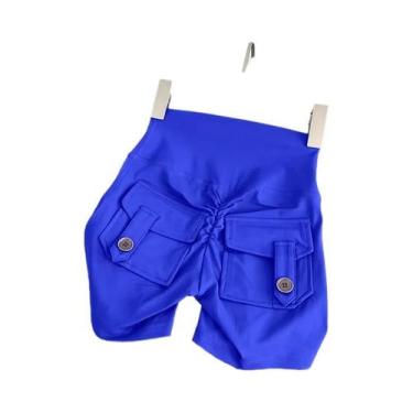 Imagem de Shorts De Yoga Femininos De Cintura Alta Para Exercícios, Fitness, Lev