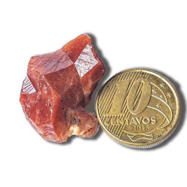 Imagem de Cristal Quartzo Tangerina Bruto Natural Mini Pedra Classe B - Cristais