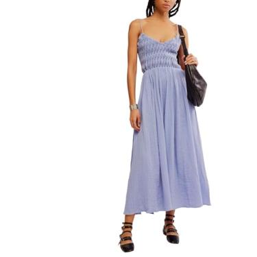 Imagem de Free People Sweet Nothings Midi Sólido Feminino, Garça-azul, PP