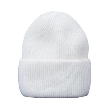 Imagem de Gorro De Inverno Feminino Em Pele De Coelho Real, Quente, Estilo Adult