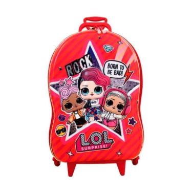 Imagem de Mala Infantil MaxToy Lol Mc 38 Litros Vermelho-Unissex
