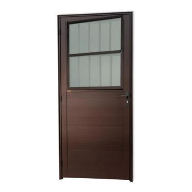 Imagem de Porta Lambril com Grade Super 25 Vidro Boreal 210cm X 86cm Brimak Aber