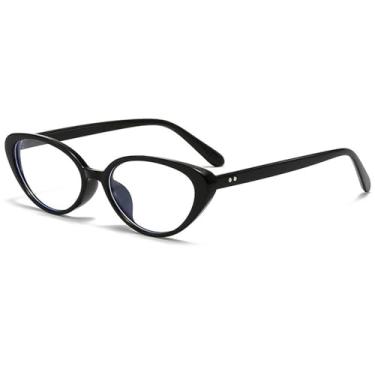 Imagem de Óculos de Sol Pequenos Estilo Olho de Gato com Estampa de Leopardo, Unissex, Proteção UV400, Ideais para Esportes ao Ar Livre, Corrida e Ciclismo, Preto e Transparente