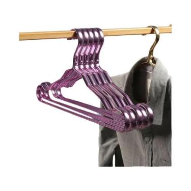 Imagem de Cabides De Roupas Em Liga De Alumínio Antiderrapantes Para Adultos, Su