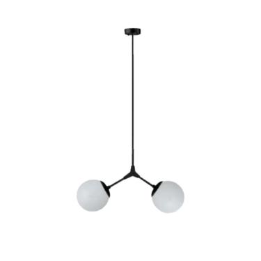 Imagem de Pendente Jabuticaba 2 Globos Cabeceira De Cama Bancada Balcã