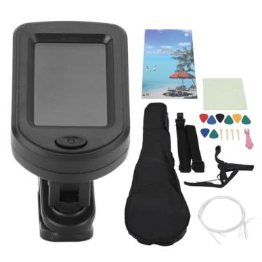 Imagem de CUOFYUNL Kit de acessórios para guitarra folk clássico completo kit de acessórios para ukulele de 21 polegadas com afinador