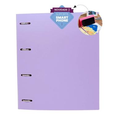 Imagem de Caderno Argolado Plático Tamanho Universitário Poli - POLIBRAS