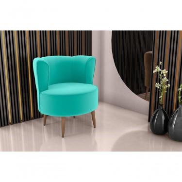 Imagem de Poltrona Decorativa Savana 1 Lugar Veludo Verde Menta Matrix