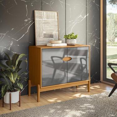 Imagem de Buffet Intense 2 Portas Freijó - Cinza Perolizado Freijó - Cinza Perolizado