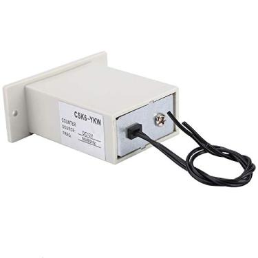 Imagem de ZJchao Contador Eletromagnético, Contador de Exibição de 6 Dígitos CSK6-YKW Painel Digital para Contagem de Pulso Elétrico Industrial (DC12V)