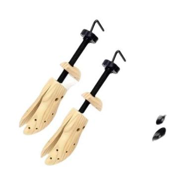 Imagem de Alargador De Sapatos Ajustável De Madeira Para Pés Largos, Expansor De