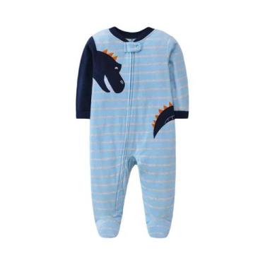 Imagem de Macacão de Lã para Bebê com Zíper - Pijama Infantil para Primavera/Out