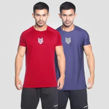 Imagem de Kit 2 Camisetas Masculina Dry Alpha Co-Masculino