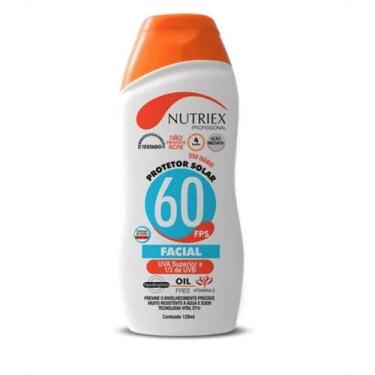 Imagem de Protetor Solar Facial FPS 60 1/3 UVA 120 ml - NUTRIEX-61093