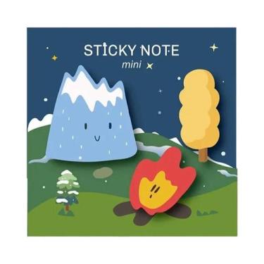 Imagem de Blocos De Notas Adesivas De Desenhos Animados Coreanos Fofos Para Cria