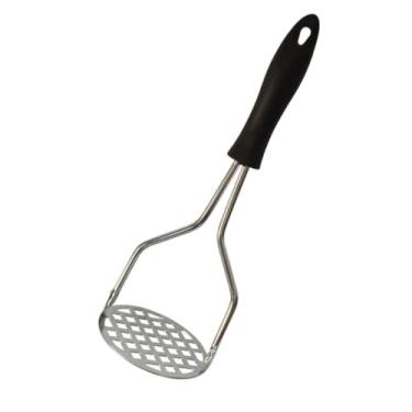 Imagem de Amassador de Batata e Legumes Inox Manual Ergonômico Amassador Para Purê com Cabo Plástico Anti Calor