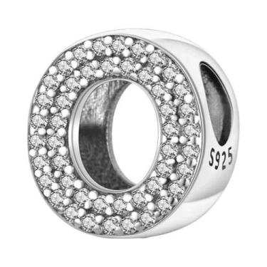 Imagem de Pulseira De Prata 925 Com Berloques De 26 Letras Clássicas Para Mulher