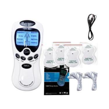 Imagem de Massageador Corporal Elétrico EMS Com Acupuntura 2 Em 1, Estimulador M