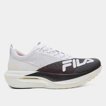 Imagem de Tênis Fila Racer Carbon 3 Masculino, Branco, Preto, 41