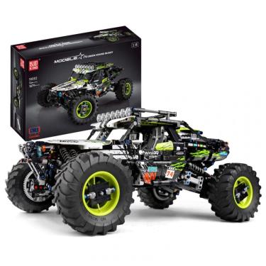 Imagem de Kit de Construção Carro Off Road 4x4 com Controle Remoto, 1879 Peças, Mould King 18002, Preto
