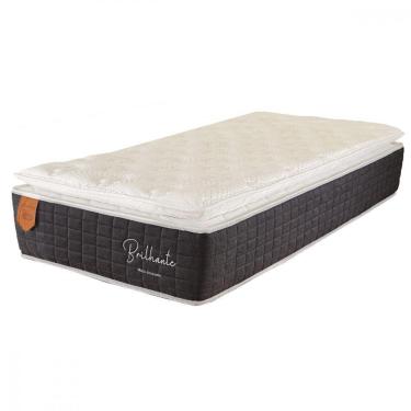 Imagem de Colchão Solteiro Brilhante 88x188x30 Mola Ensacada Prorelax