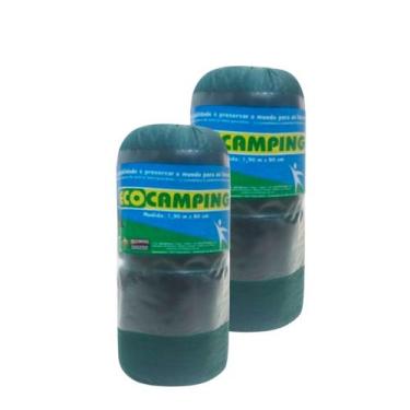 Imagem de 2 Colchonete Camping Pesca Acampar Verde Solteiro Mont Long - FA Colch