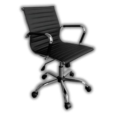 Imagem de Cadeira Executiva Para Escritorio Giratoria Premium Preto - Maxoffice