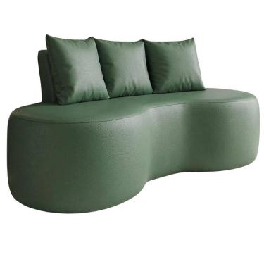 Imagem de Sofa 2 Lugares Organico Ibiza 160 cm Corino Vazzano
