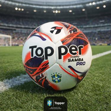 Imagem de Bola De Futebol Campo Topper Samba Velocity Pro - Profissional Competição/Treinamento