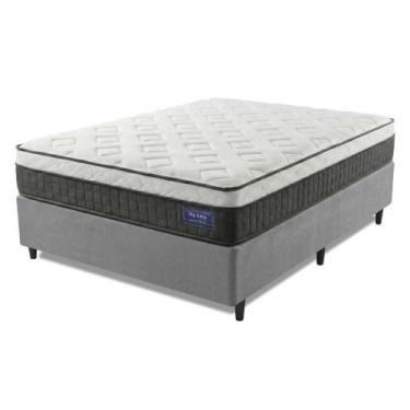 Imagem de Cama Box Desmontável Colchão King Molas Ensacadas Euro In Atlantic 193