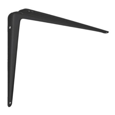 Imagem de Suporte Em L De Aço Preto 25 X 30 Cm - Sl-2530-pr - Multivisão