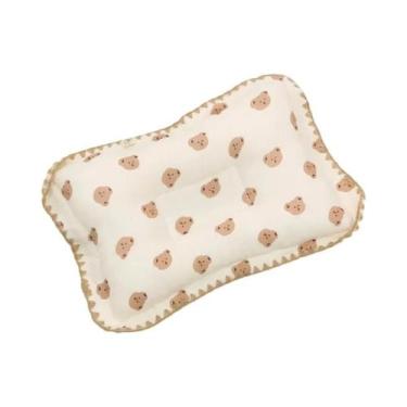 Imagem de Almofada De Algodão E Linho Para Bebês, Anti-inclinação, Quatro Estaçõ