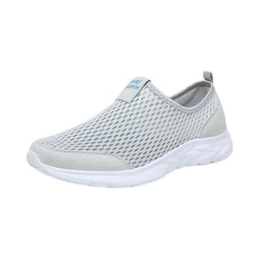 Imagem de Tênis Casuais Masculinos De Tamanho Grande, Respirável, Antiderrapante