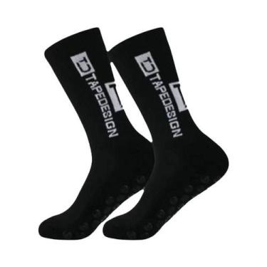 Imagem de Meias De Futebol Antiderrapantes Masculinas, 3 Pares, Meias Esportivas