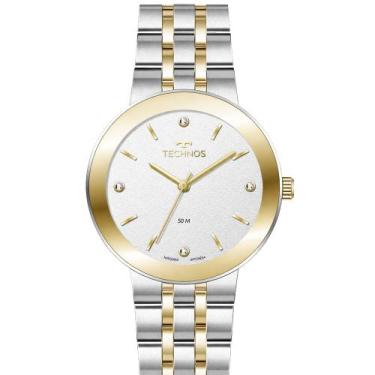 Imagem de Relógio Technos Feminino Brilho Bicolor - 2035NFN/1K