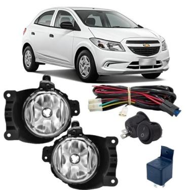 Imagem de Kit Farol Auxiliar Milha Neblina ONIX 2013 ate 2016 - BIBAS
