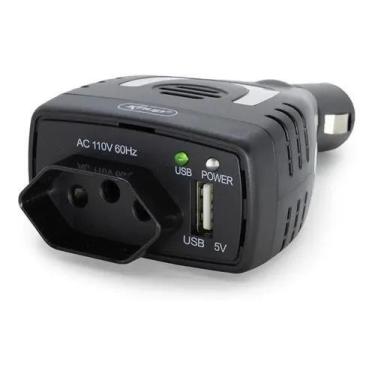 Imagem de Fonte Inversor De Potência 75w Carrega Notebook Carro Celular - inn