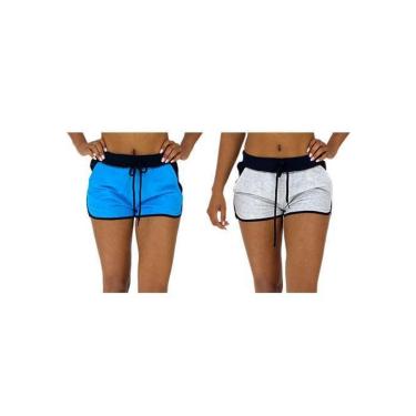 Imagem de Kit 2 Shortinho Fitness MXD Conceito Feminino-Feminino
