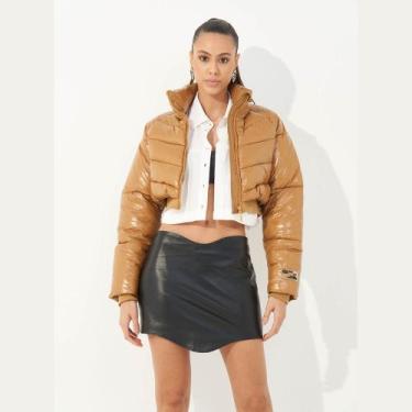 Imagem de Jaqueta Colcci Puffer Feminina Marrom, Marrom, G