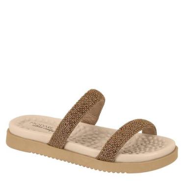 Imagem de Chinelo Feminino Ortopedico Esporao Gel Macio Modare 7178116, Bege, Ca