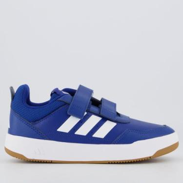 Imagem de Tênis Adidas Tensaur Sport 3.0 CF Infantil Azul e Branco, 29